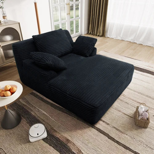 Oversized Fluffy Corduroy Chair