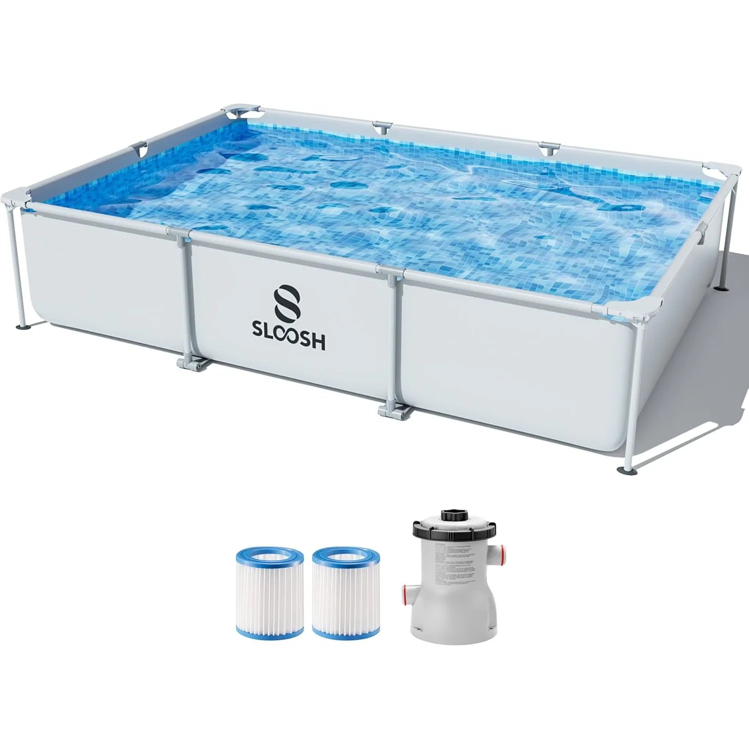 JOYFY Rectangular Above Ground Pool