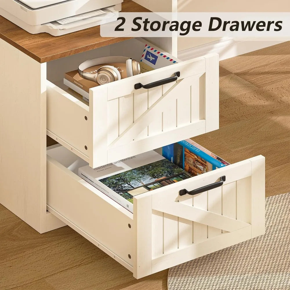 Farmhouse Corner Executive Desk