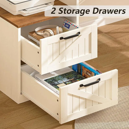 Farmhouse Corner Executive Desk
