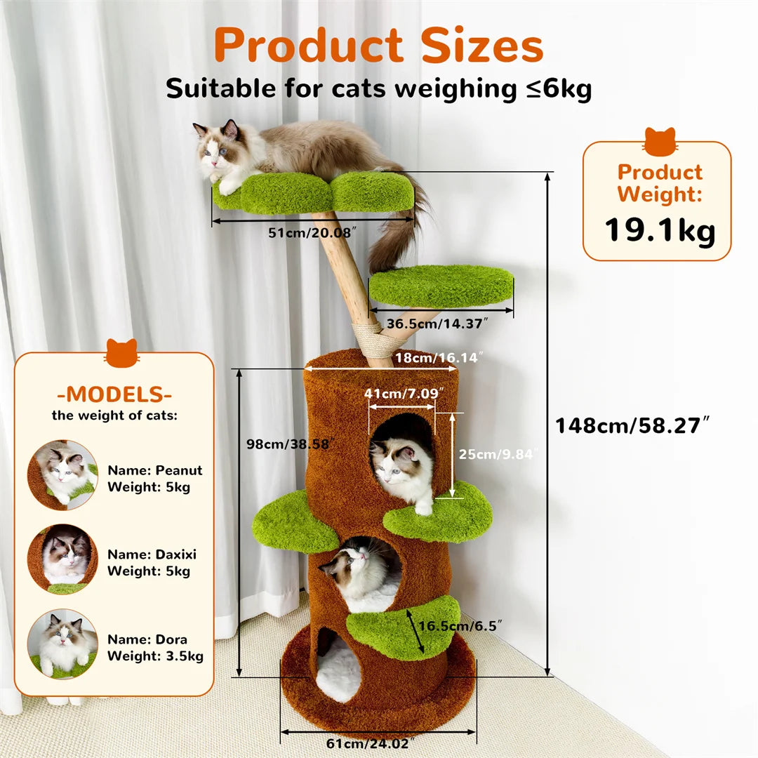 BINGOPAW Multi-Level Cat Activity Center