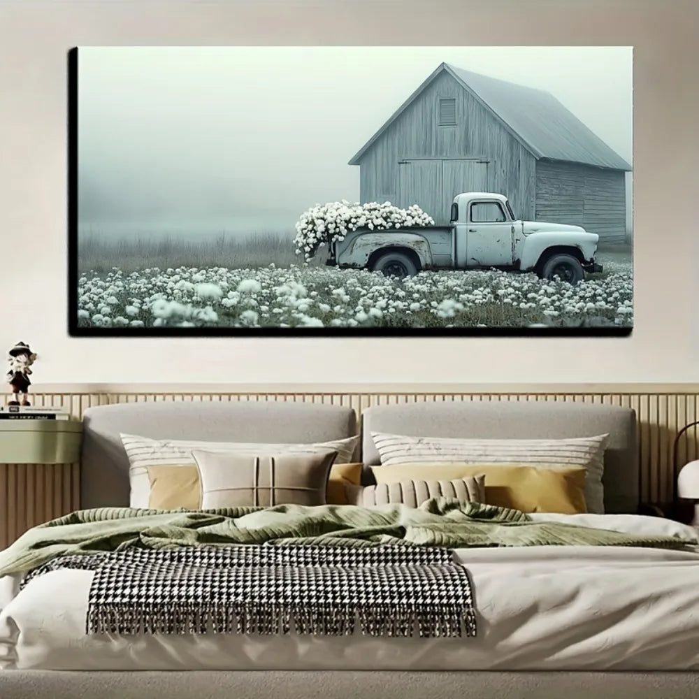 Country Farm Landscape Interior Wall Art Decoration