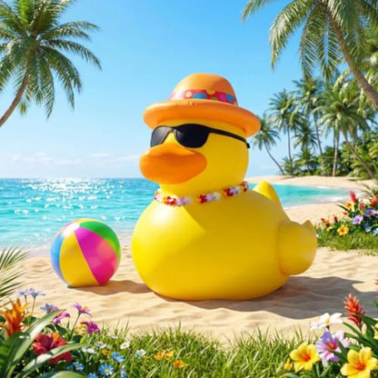 5 Foot Outdoor Duck Inflatable Decoration