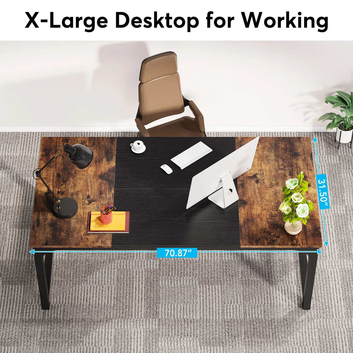 Tribesigns Modern Office Workstation