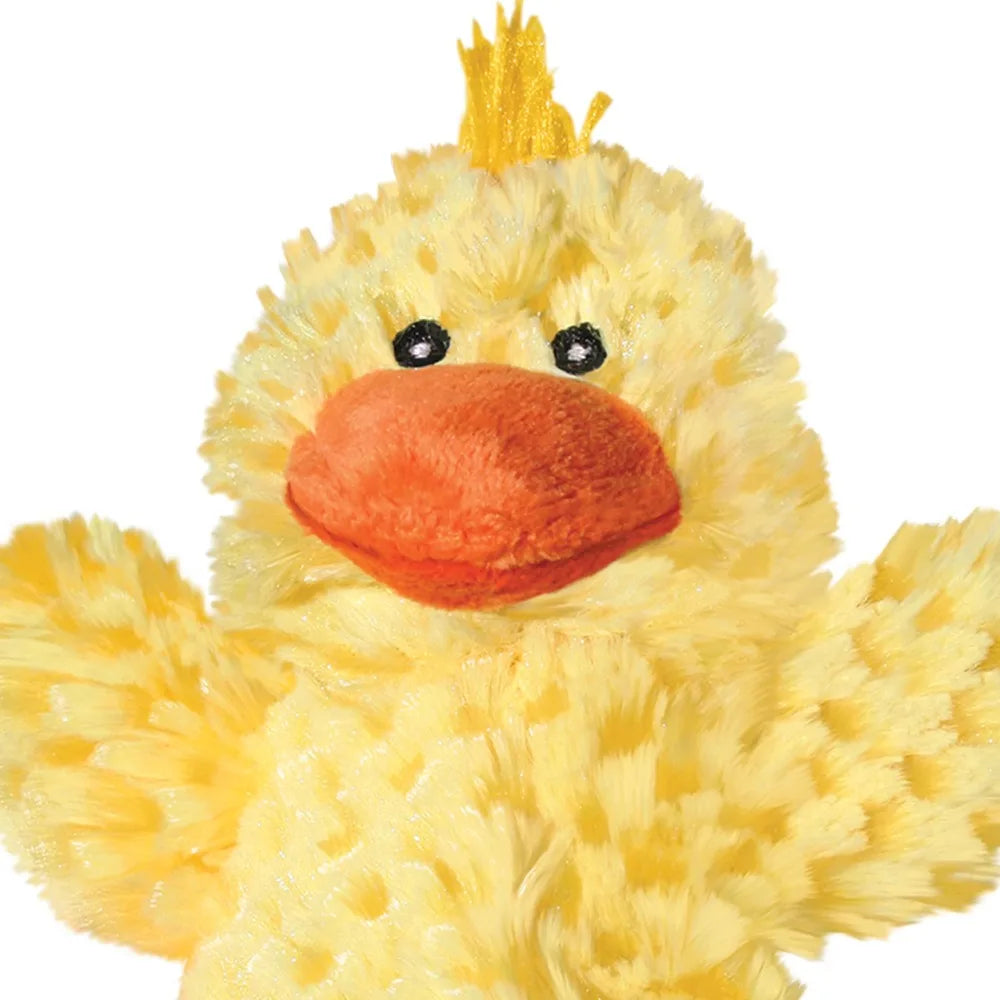 Adorable Yellow Duck Dog Toy with Removable Squeaker for Small Dogs
