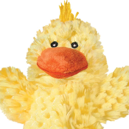 Adorable Yellow Duck Dog Toy with Removable Squeaker for Small Dogs