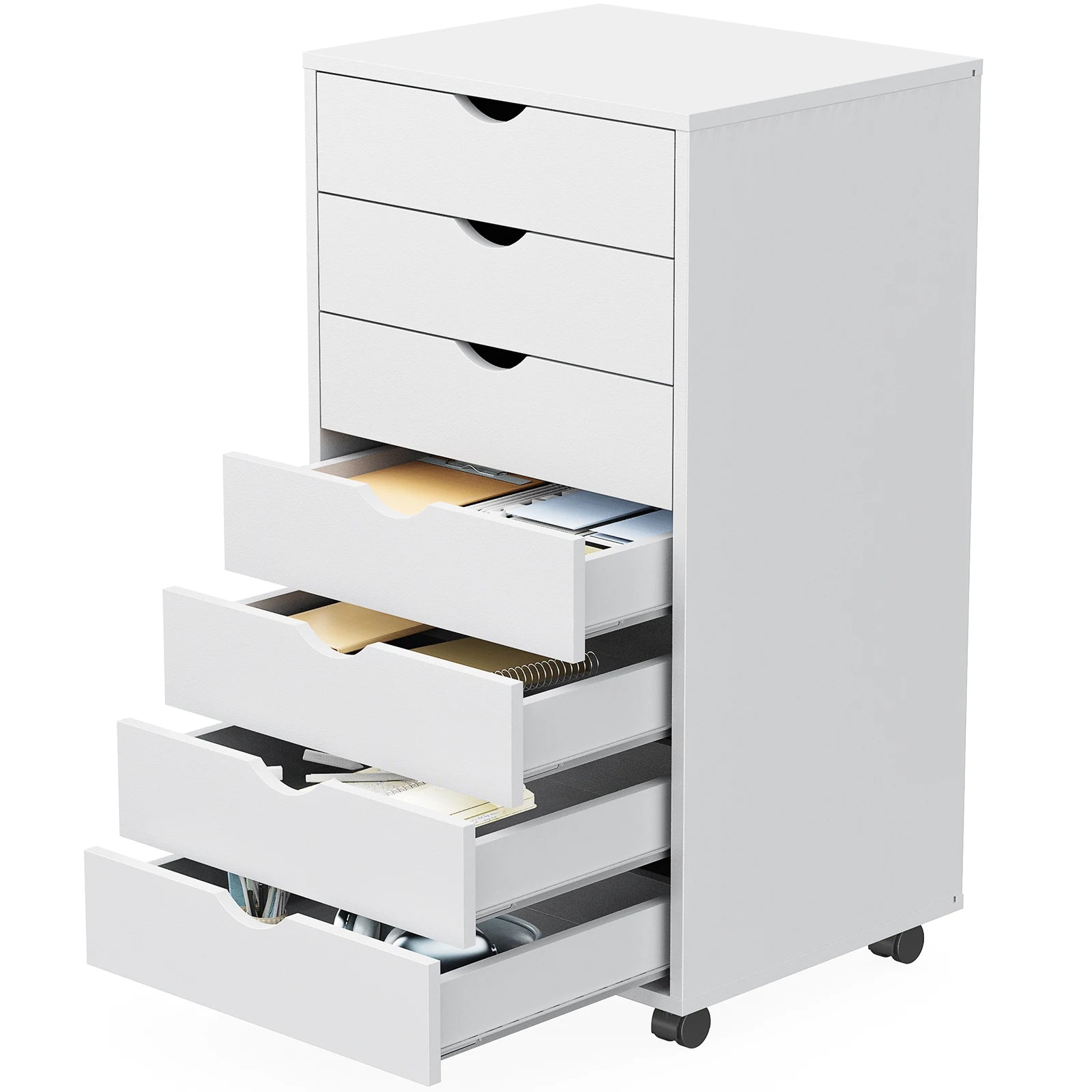 7-Drawer Wooden Storage Cabinet