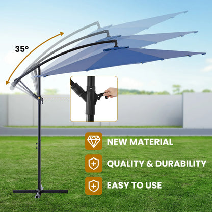 JHK 10 FT Outdoor Patio Umbrella