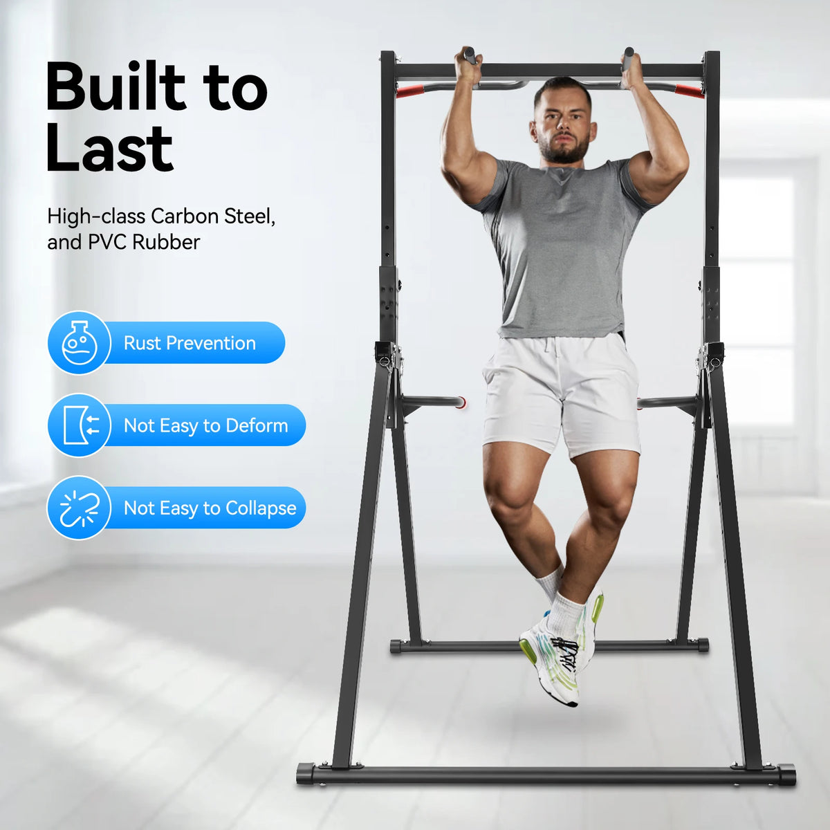 Pull Up Bar Power Tower Workout Station