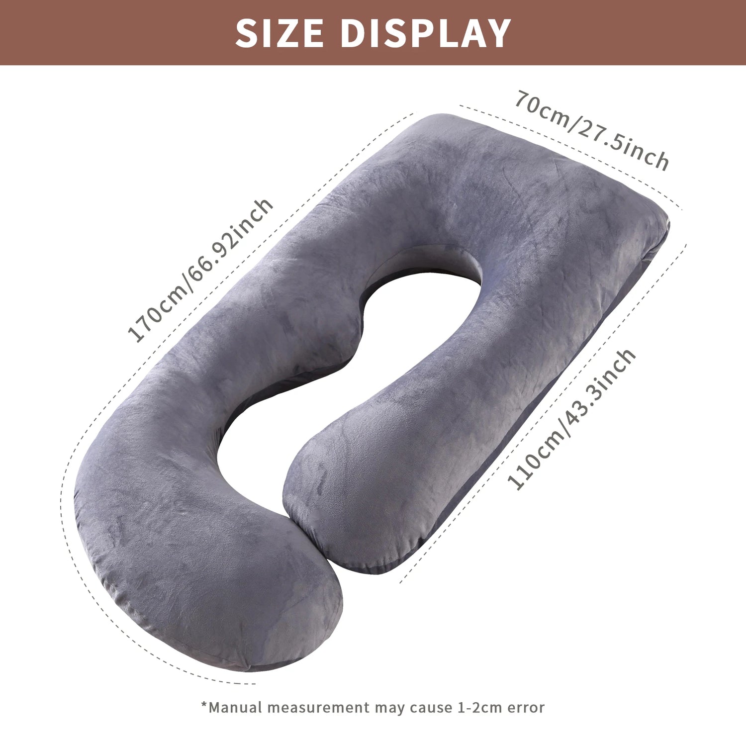 Full Body Pregnancy Pillow in 3 Configurations