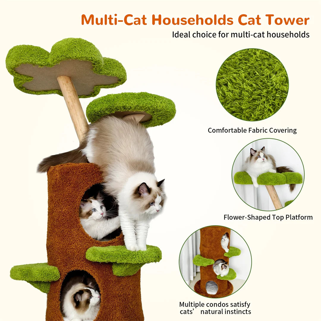 BINGOPAW Multi-Level Cat Activity Center