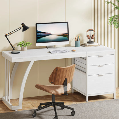 Tribesigns Computer Desk with 3 Drawers Available in 3 Colors