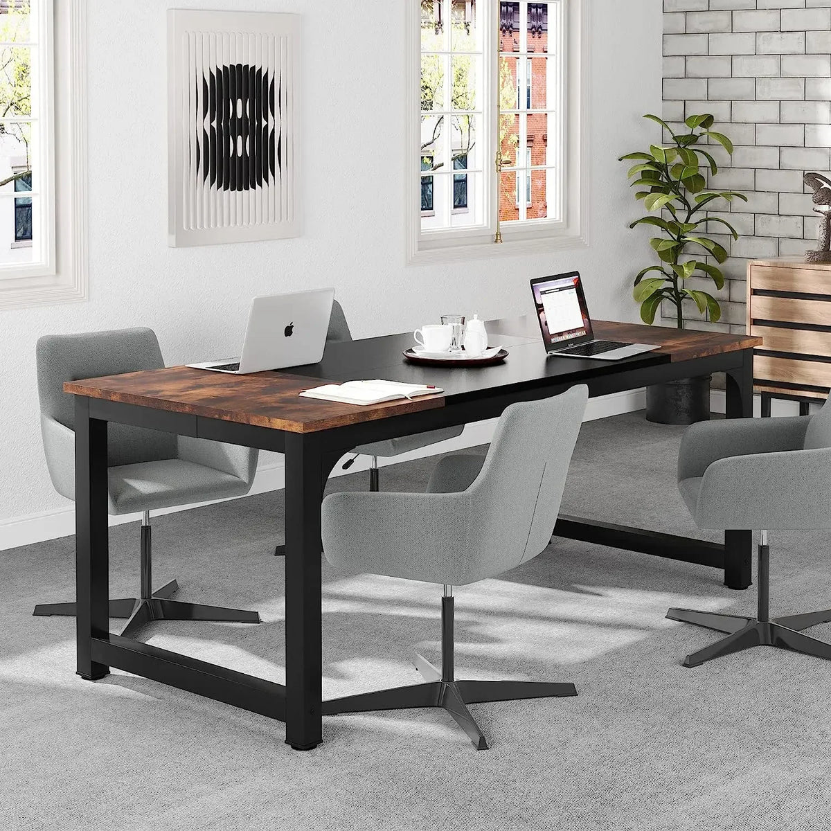 Tribesigns Modern Office Workstation