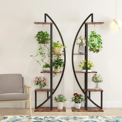 LITTLE TREE 5-Tier Curved Plant Stand Pack of 2