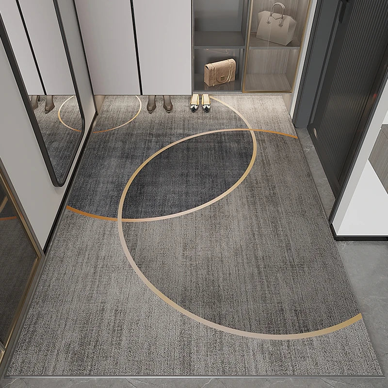 VIKAMA Modern Non-Slip Machine Washable Area Rug