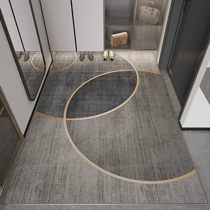 VIKAMA Modern Non-Slip Machine Washable Area Rug