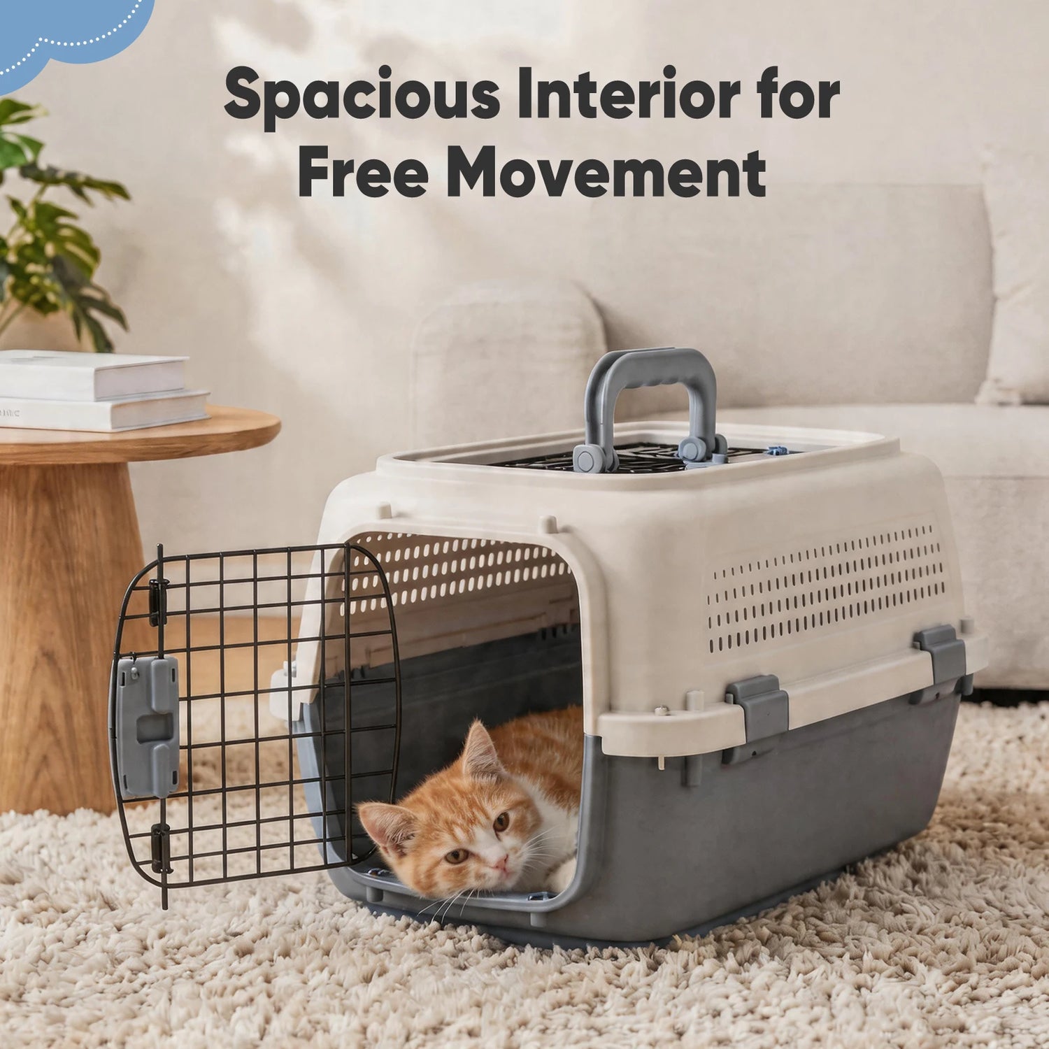JHK 23 Inch Pet Carrier for Small Pets