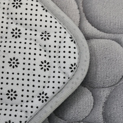 Water-Absorbing Non-Slip Solid Color Bathroom Rug Set
