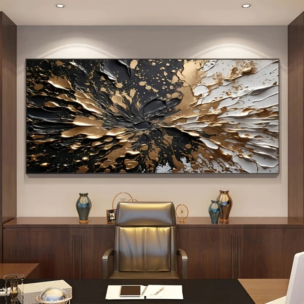 Modern Abstract Ink Splash Decorative Wall Art