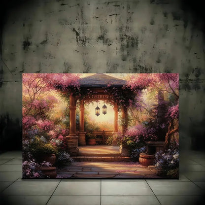 Farmhouse Style Garden Pavilion Wall Art