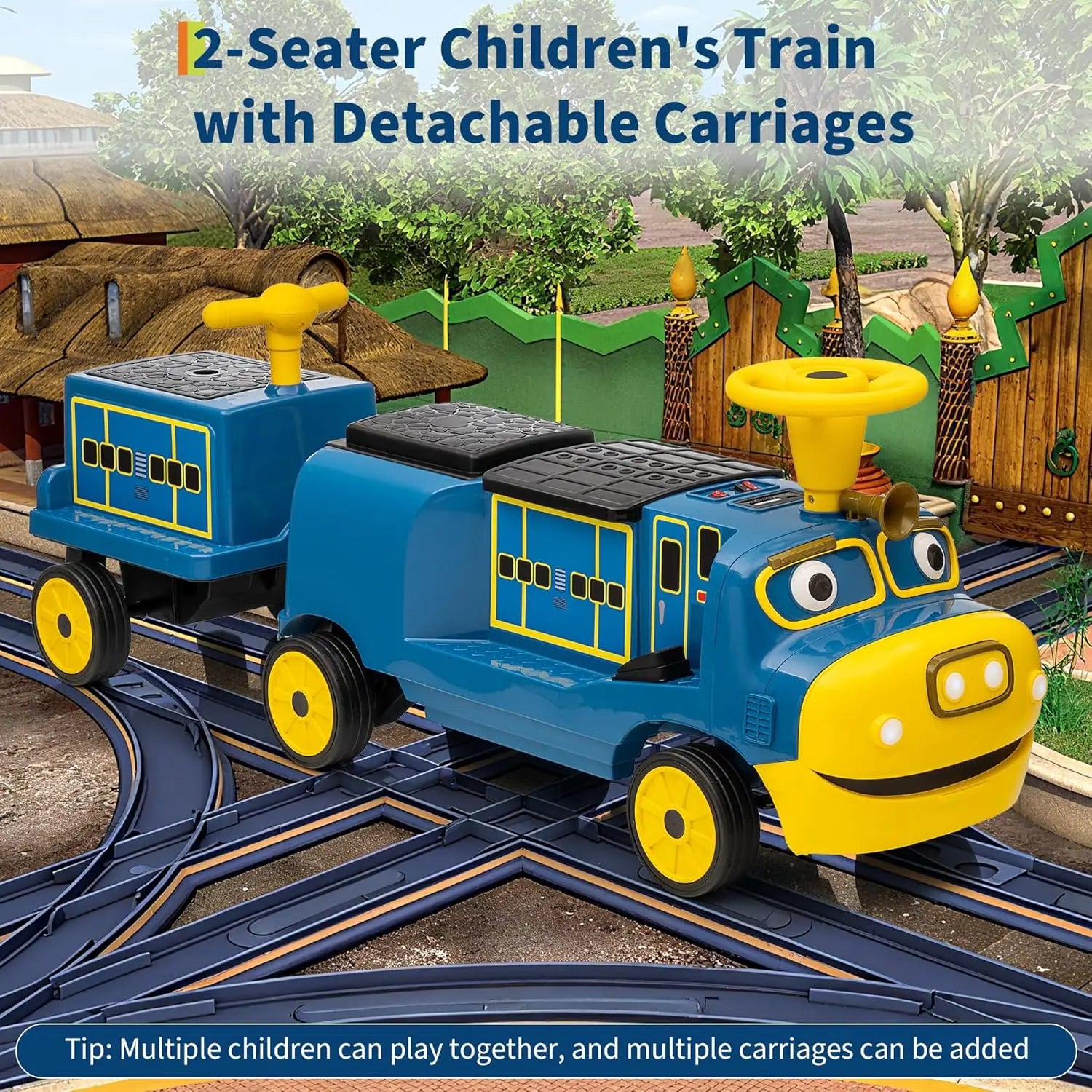Ride On Trackless Train for Ages 3+