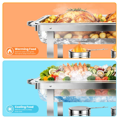 Stainless Steel Buffet Style Chafing Dish