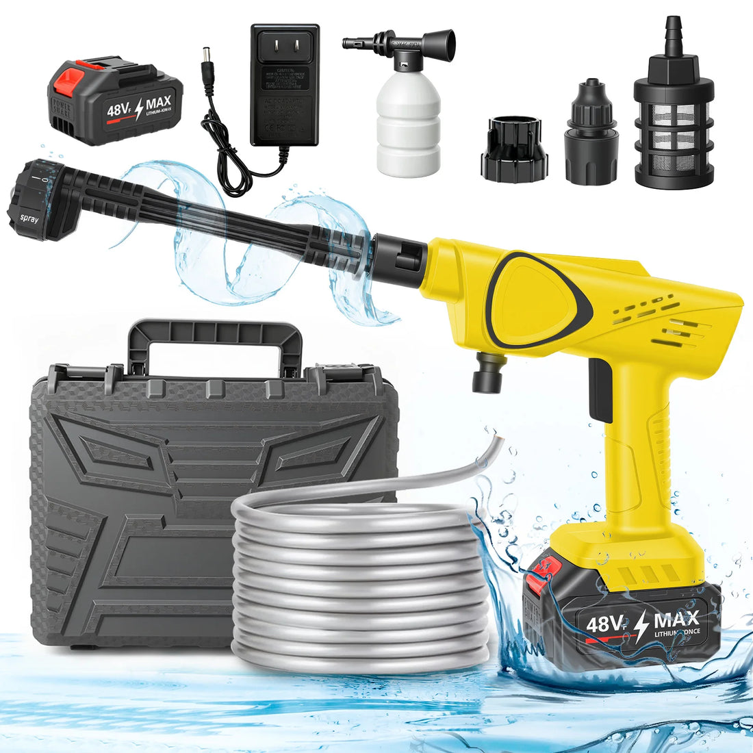 Cordless Electric High-Pressure Spray Gun