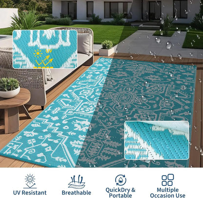 Stain-Resistant Waterproof Outdoor Area Rug