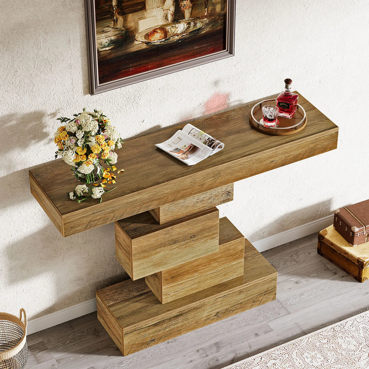 Tribesigns 42.5" Farmhouse Console Table