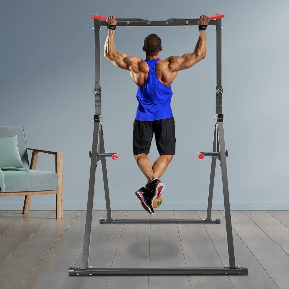 Pull Up Bar Power Tower Workout Station