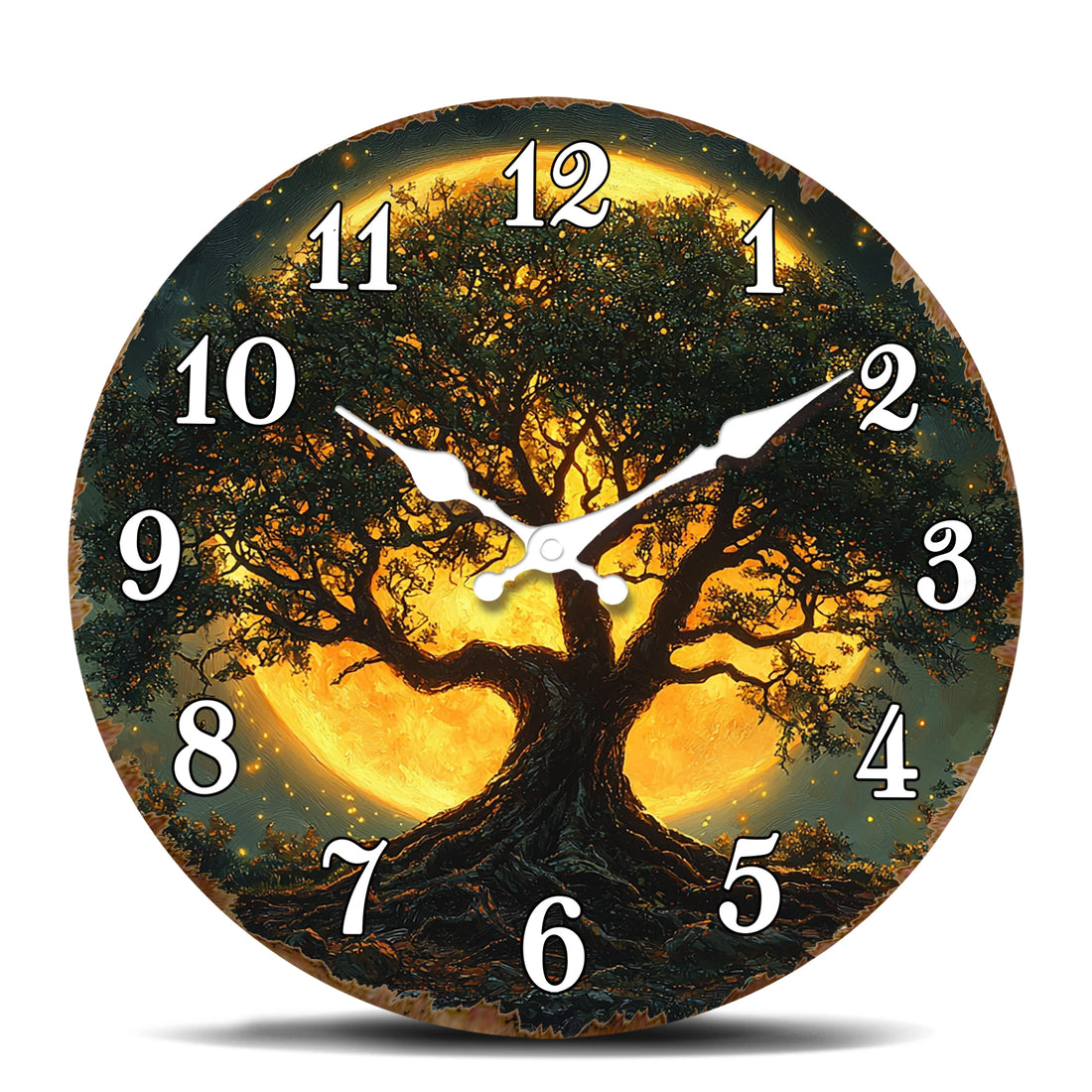Majestic Oak Tree Round Wall Clock
