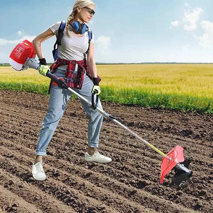 Handheld 2-Stroke Single-Cylinder Gasoline Cultivator