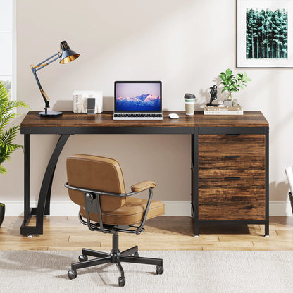 Tribesigns Computer Desk with 3 Drawers Available in 3 Colors