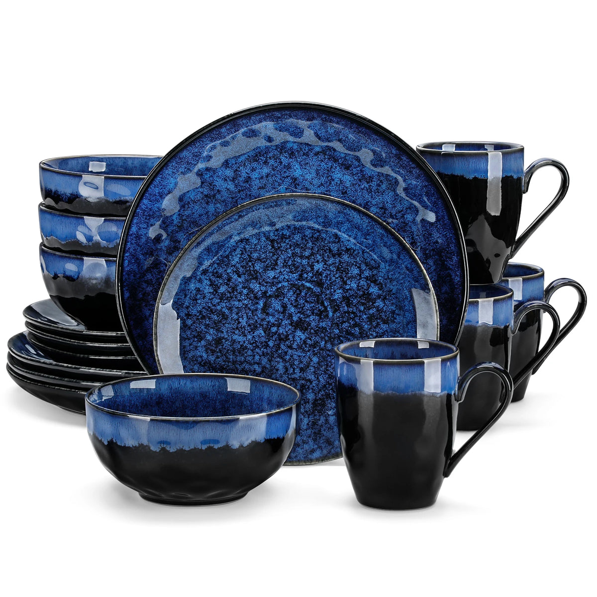 Vancasso 16/32/48-Piece Starry Blue Tableware Set