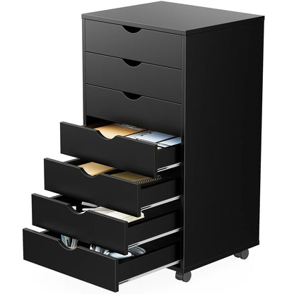 7-Drawer Wooden Storage Cabinet