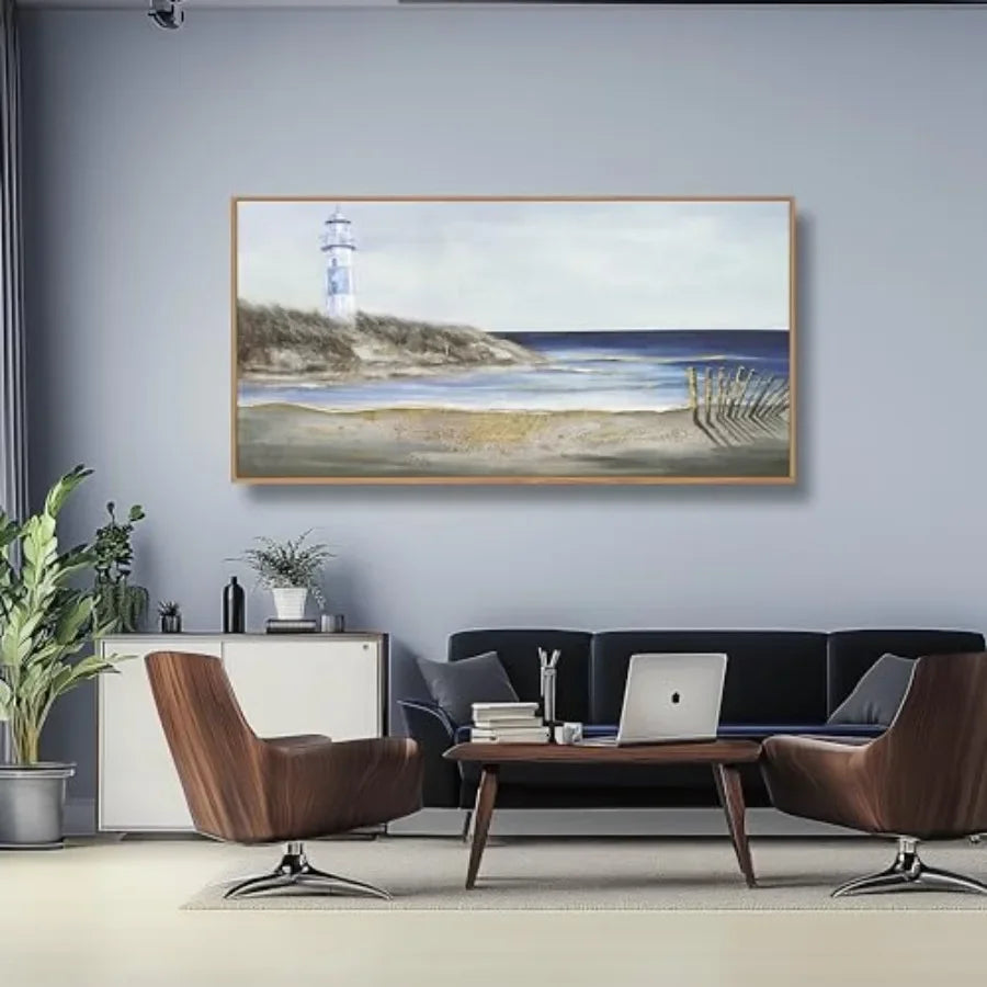 Modern Beautiful Coastal Scene Wall Art