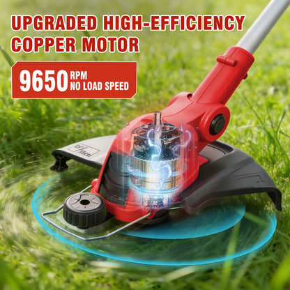 12-Inch Cordless Weed Eater Garden Tool