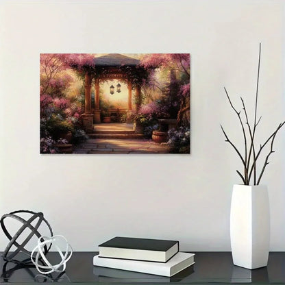 Farmhouse Style Garden Pavilion Wall Art