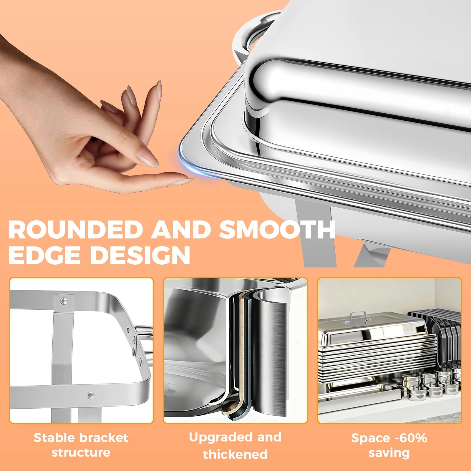 Stainless Steel Buffet Style Chafing Dish