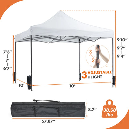 JHK 10 x 10 ft Pop Up Outdoor Canopy Tent