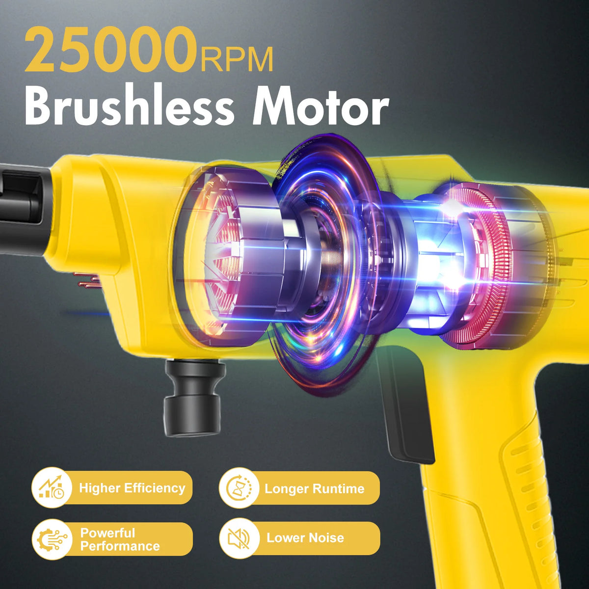 Cordless Electric High-Pressure Spray Gun