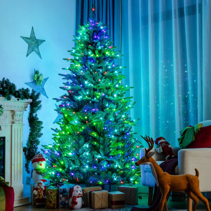 8-Foot App-Controlled Pre-Lit Christmas Tree