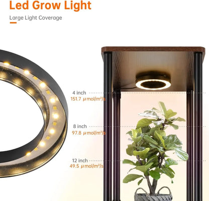 66 Inch 5-Tiered Plant Stand with Grow Lights