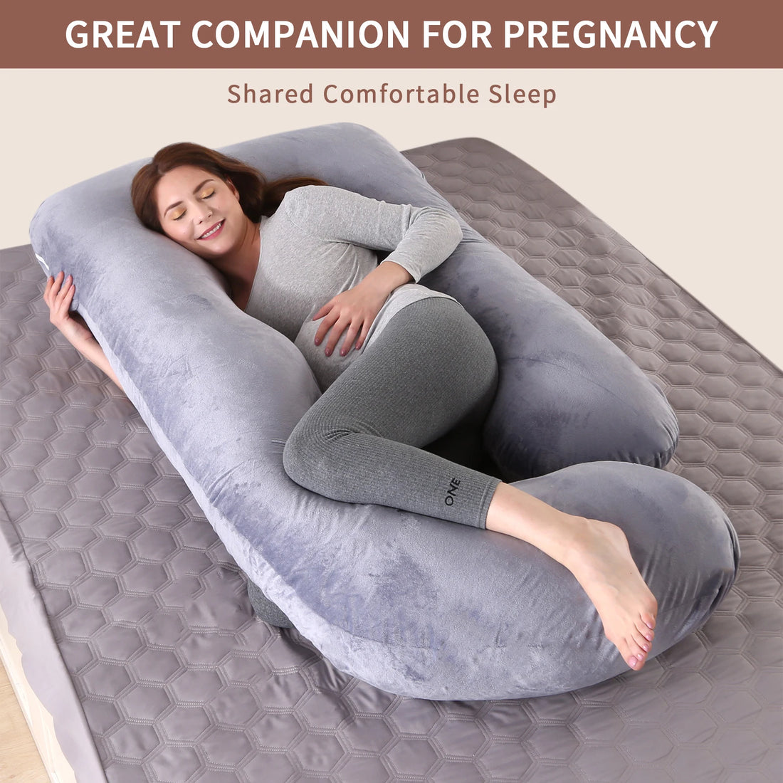Full Body Pregnancy Pillow in 3 Configurations