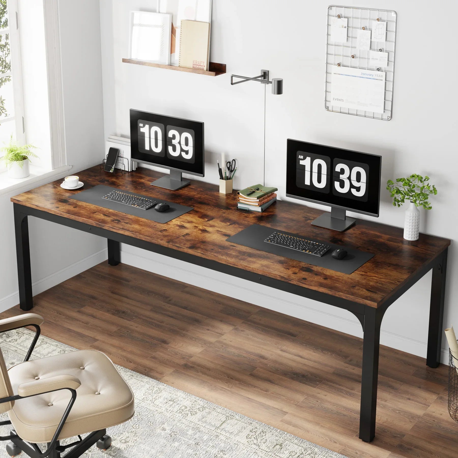 Tribesigns 78.7 Inches Extra Long Computer Workstation