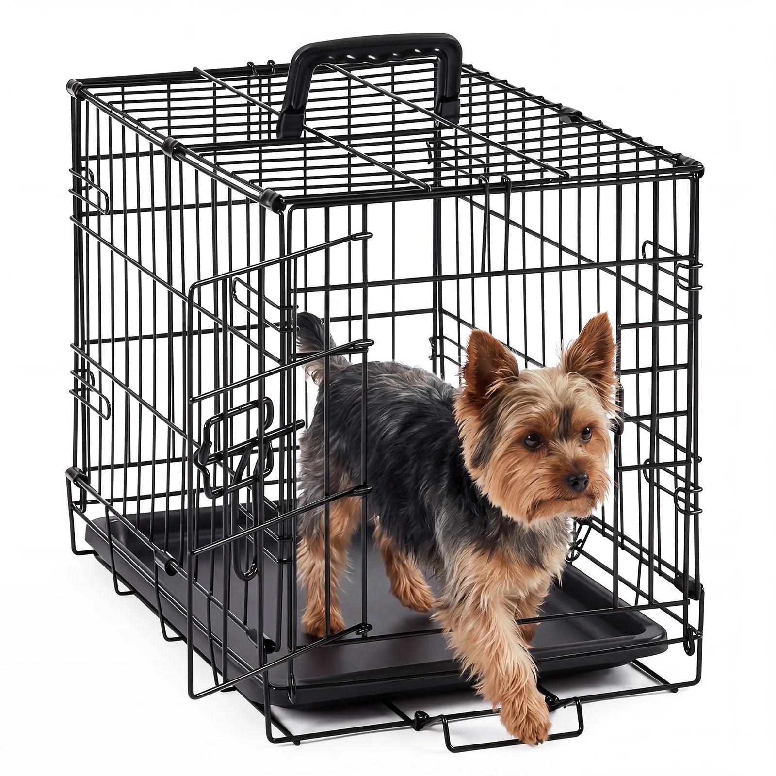 JHK 18 Inch Foldable Metal Pet Kennel
