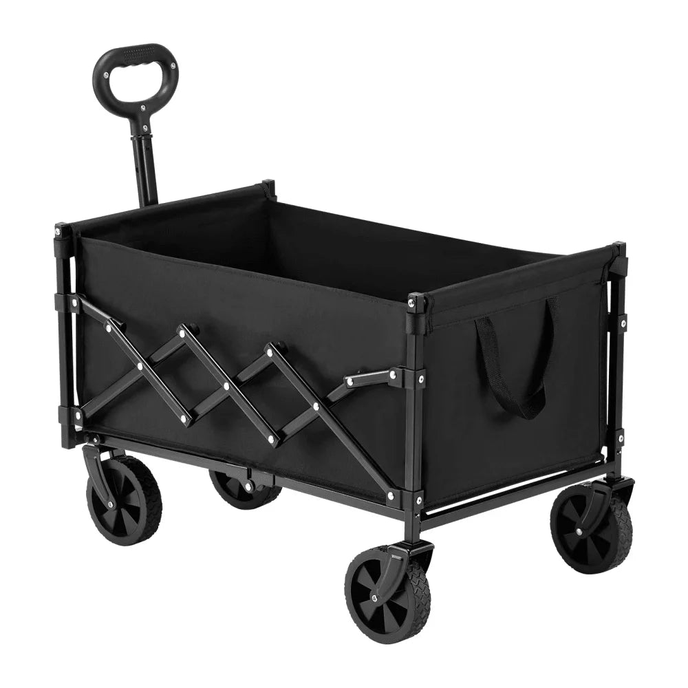 225 Pounds Foldable Multi-Purpose 4-Wheel All-Terrain Cart