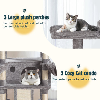 68-Inch Multi-Level Cat Tree