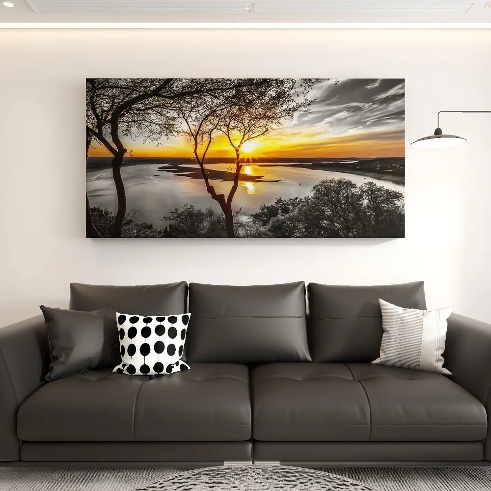 Beautiful Sunset Landscape Wall Art