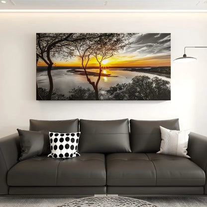 Beautiful Sunset Landscape Wall Art